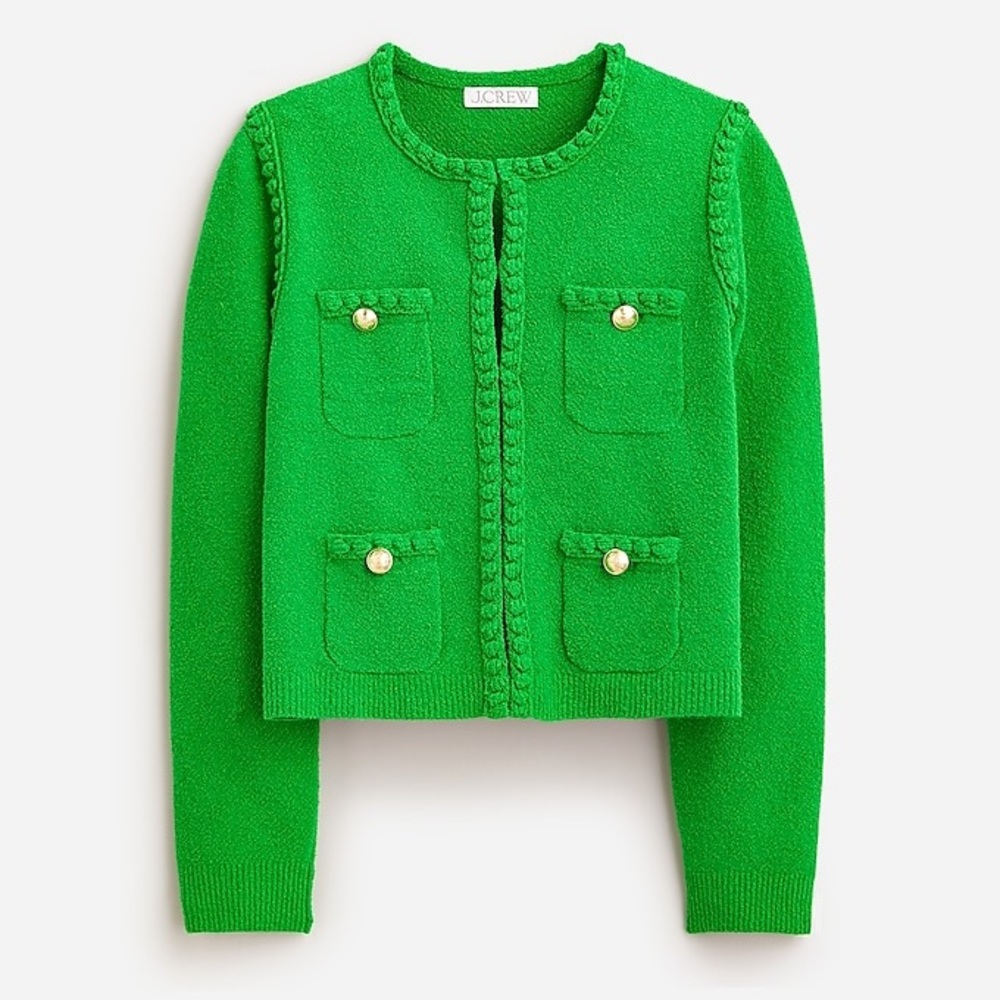 J. Crew Green Women's Cardigan Sweater